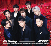 ATEEZ Japanese Album 4th Single - BIRTHDAY (Limited A Version)