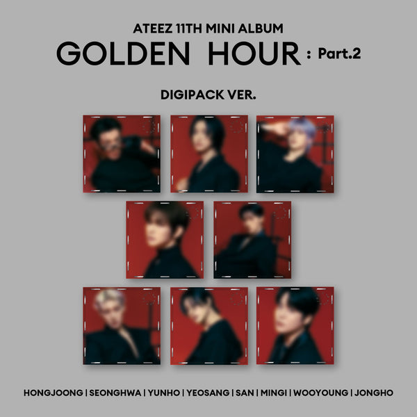 **PRE-ORDER** ATEEZ 11th Mini Album - GOLDEN HOUR Part.2 (Digipack Version)