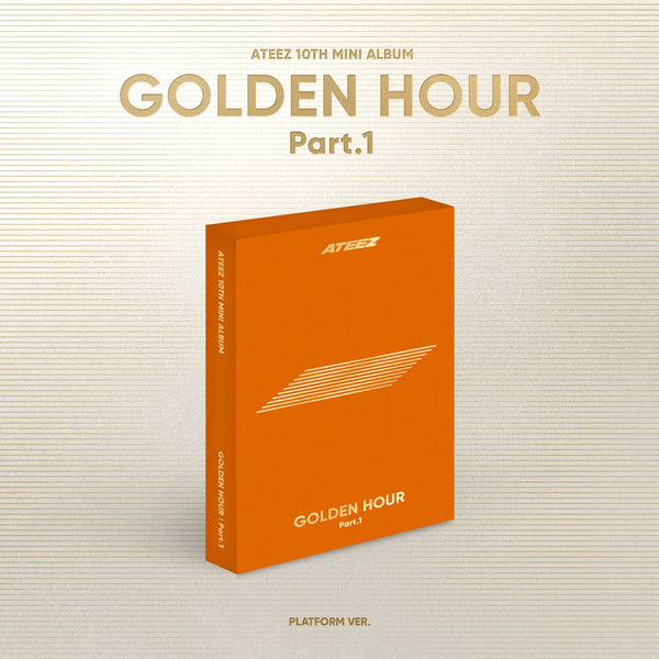 **PRE-ORDER** ATEEZ 10th Mini Album - GOLDEN HOUR: Part.1 (Platform Version)