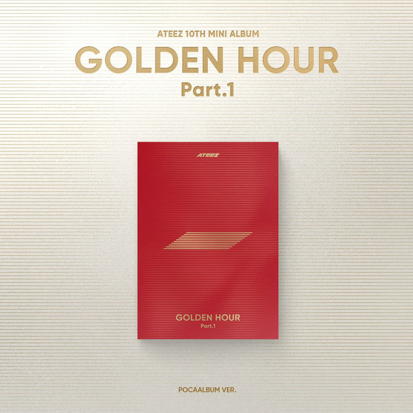 **PRE-ORDER** ATEEZ 10th Mini Album - GOLDEN HOUR: Part.1 (Poca Version)