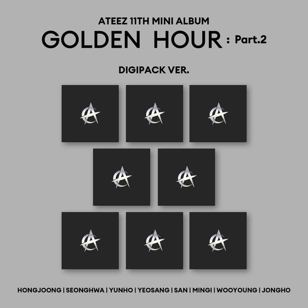 **PRE-ORDER** ATEEZ 11th Mini Album - GOLDEN HOUR Part.2 (Digipack Version)