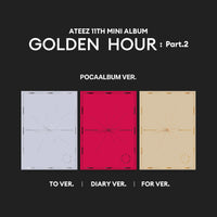 **PRE-ORDER** ATEEZ 11th Mini Album - GOLDEN HOUR Part.2 (Poca Album Version)