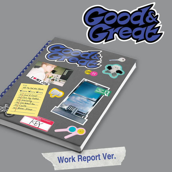 KEY 2nd Mini Album - Good & Great (Work Report Version)