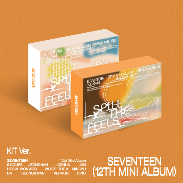 SEVENTEEN 12th Mini Album - Spill The Feels (KiT Version)