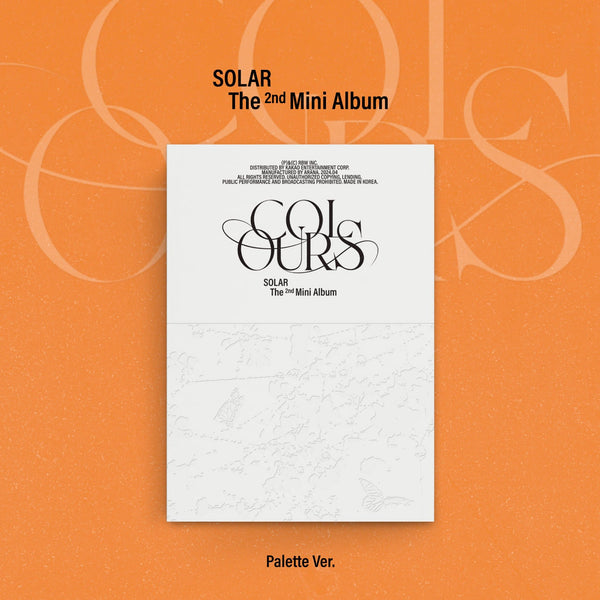 SOLAR 2nd Mini Album - COLOURS (Palette Version)