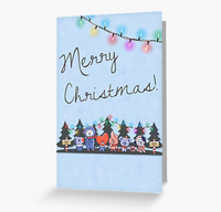 BT21 Christmas Greeting Card