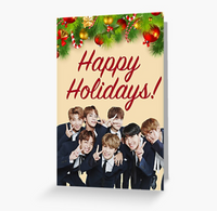 BTS Happy Holidays Greeting Card
